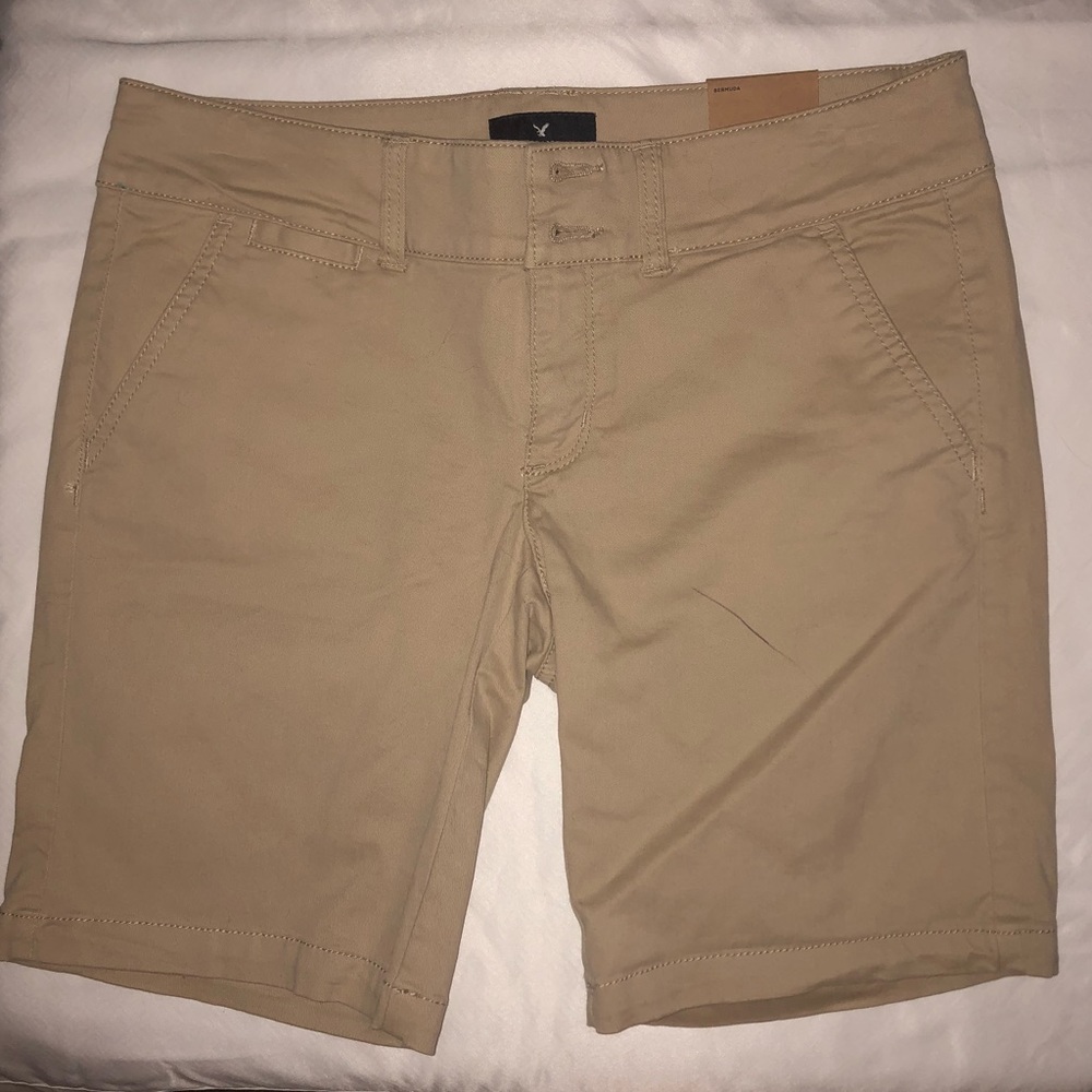 American Eagle Khaki Shorts